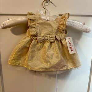 Cat & Jack Gold Baby Dress